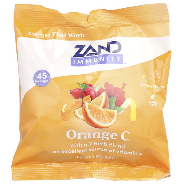 Orange C Immunity Lozenges - 45 count