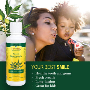 TheraNeem Herbal Neem Mouthwash - 16 oz