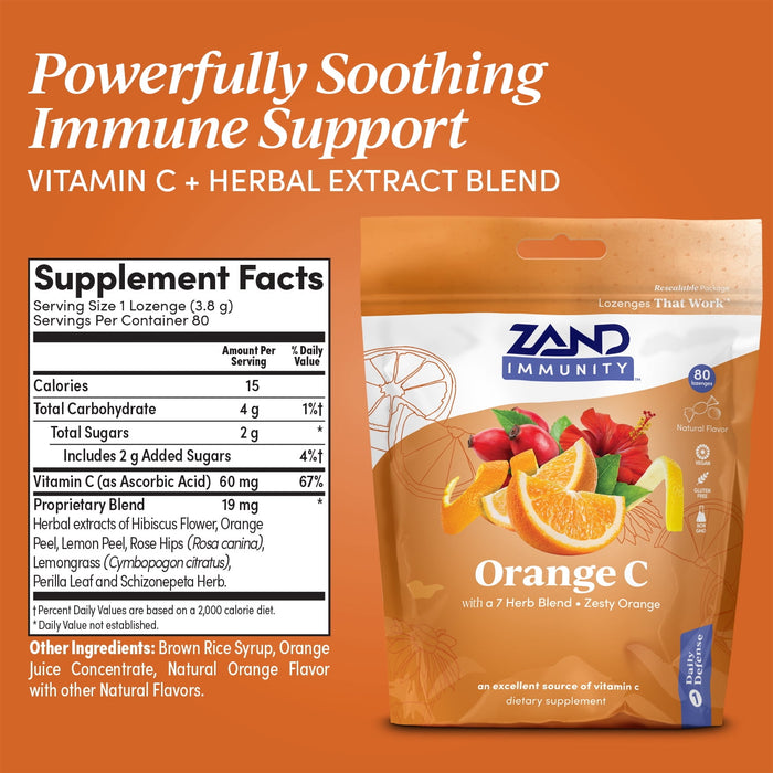 Orange C Immunity Lozenges